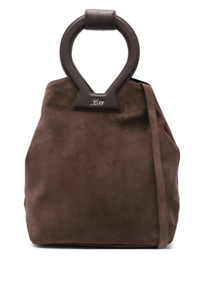 LUAR Brooke round-handle tote bag - Brown
