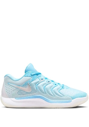 Nike KD17 'Christmas - Aquarius Blue/Glacier Blue/Metallic Silver' sneakers