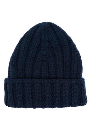 Dell'oglio chunky-knit cashmere beanie - Blue