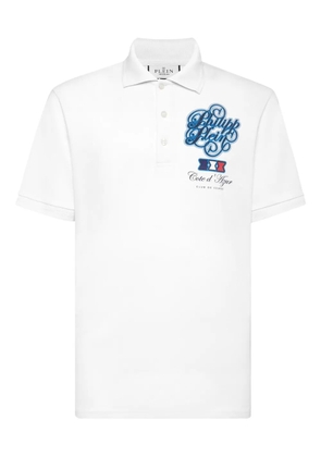 Philipp Plein Racing Car polo shirt - White
