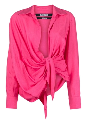 Jacquemus La chemise Bahia shirt - Pink