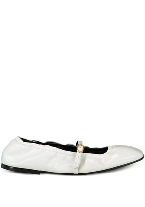Dorothee Schumacher buckle-strap ballet flats - White