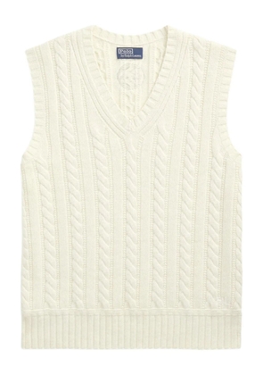 Polo Ralph Lauren cable-knit vest - White