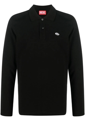 Diesel T-Smith long-sleeve polo shirt - Black