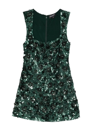 Retrofete Sadlyn sequin-embellished floral mini dress - Green