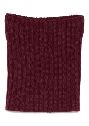 Dell'oglio ribbed cashmere neck warmer - Red