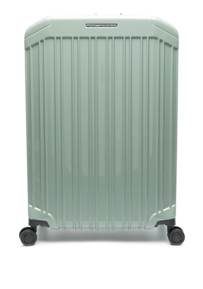 PIQUADRO logo-plaque panelled trolley - Green