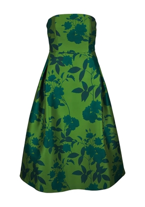 Sachin & Babi Shay floral strapless midi dress - Green