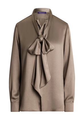 Ralph Lauren Collection bow-detail blouse - Neutrals
