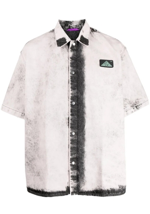 OAMC bleach-effect short-sleeve shirt - Grey