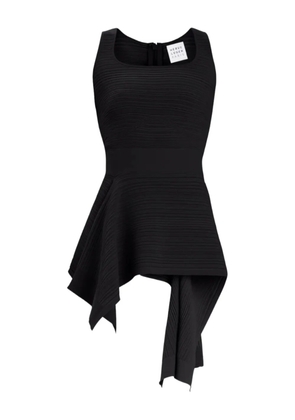 Hervé Léger sleeveless peplum blouse - Black