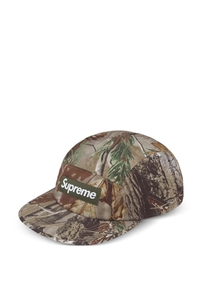 Supreme zip-pocket camp cap - Brown