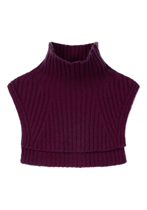 BOMPARD ribbed-knit bib - Purple