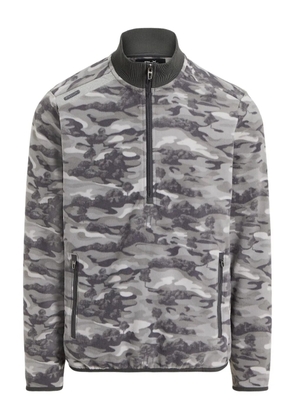 RLX Ralph Lauren Golf-Camo brushed fleece pullover - Grey