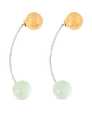 DRIES VAN NOTEN chain stud earrings - Silver