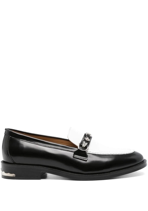 Toga Virilis stud-detailing loafers - Black