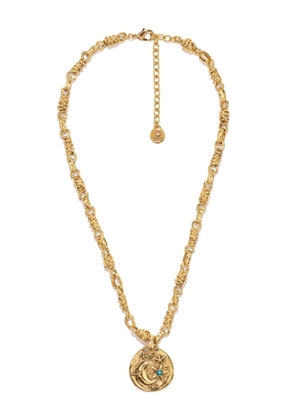 Goossens Talisman Astro Moon pendant necklace - Gold