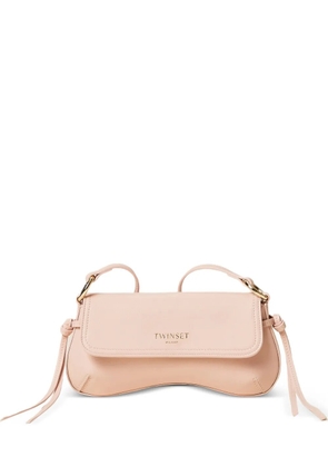 TWINSET tie detail shoulder bag - Pink