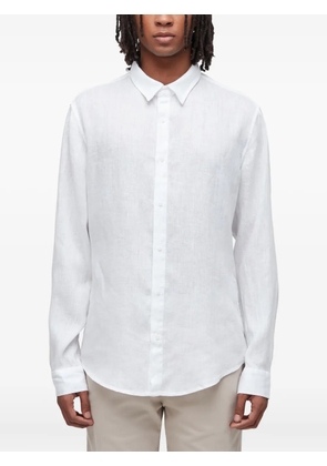 Osklen long-sleeves linen shirt - White