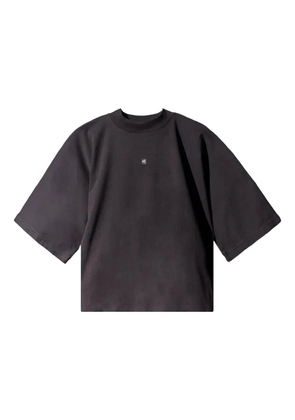 YEEZY GAP ENGINEERED BY BALENCIAGA logo-detail cropped T-shirt - Black