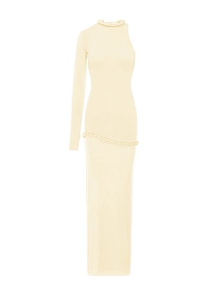 MANURÍ Candy one-sleeve maxi dress - Yellow