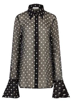 Nina Ricci bell-cuffs shirt - Black