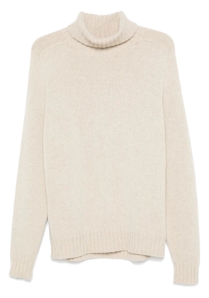 BOMPARD roll-neck hammer-sleeve sweater - Neutrals