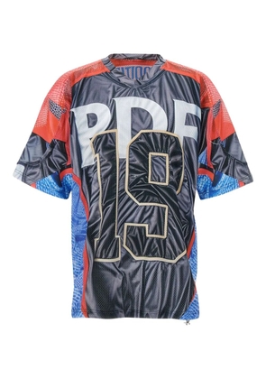 PDF logo-print T-Shirt - Blue