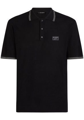 Karl Lagerfeld x Borsalino polo shirt - Black
