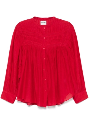 MARANT ÉTOILE Plalia blouse - Red