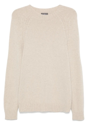 BOMPARD raglan-sleeves crew-neck sweater - Neutrals