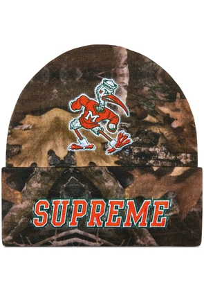 Supreme Mitchell & Ness® NCAA 'University of Miami' beanie - Green