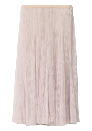 Fabiana Filippi plissé-effect midi skirt - Pink