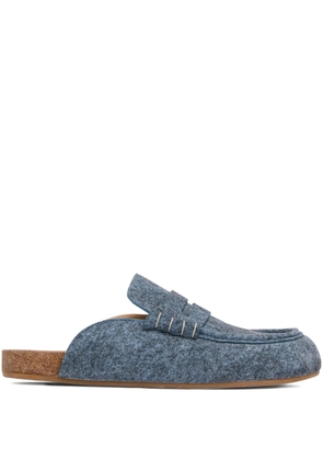 JW Anderson denim flat mules - Blue