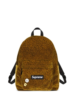 Supreme leopard-effect backpack - Brown