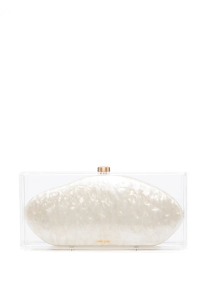 Cult Gaia Annika transparent clutch bag - Neutrals
