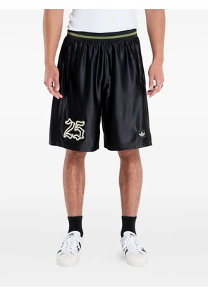adidas number graphic shorts - Black
