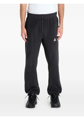 Nike elastic-waistband track pants - Black