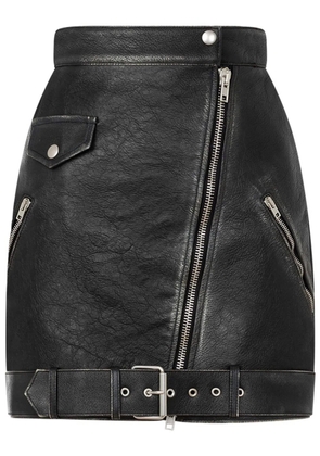 Moschino leather skirt - Black