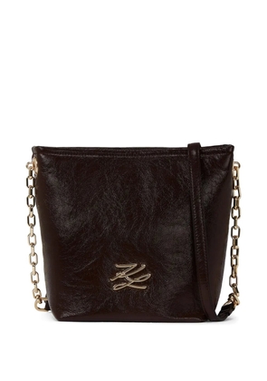 Karl Lagerfeld small K/Autograph bucket bag - Brown