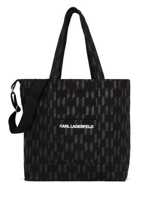 Karl Lagerfeld extra large K/Monogram tote bag - Black