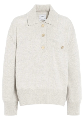 Barrie cashmere polo sweater - Grey