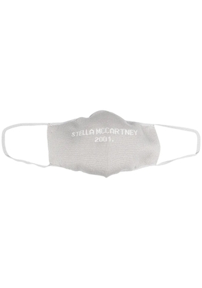 Stella McCartney logo-embellished face mask - Grey