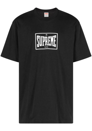 Supreme Warm Up cotton T-shirt - Black