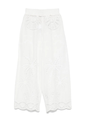 FARM Rio cotton trousers - White