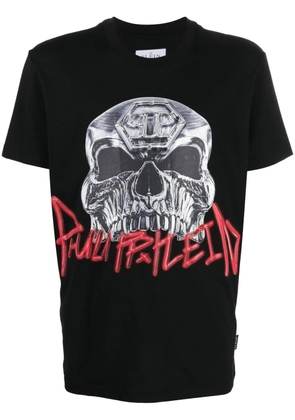 Philipp Plein skull-print short-sleeve T-shirt - Black