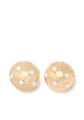 Carolina Herrera Starburst Dome earrings - Gold