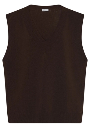Rosetta Getty oversize sweater vest - Brown