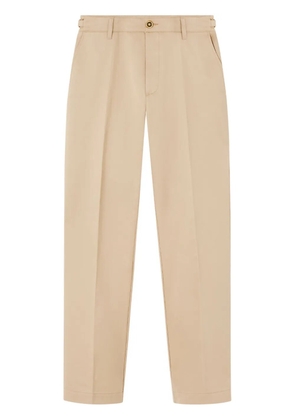 Versace tapered-leg chino trousers - Neutrals