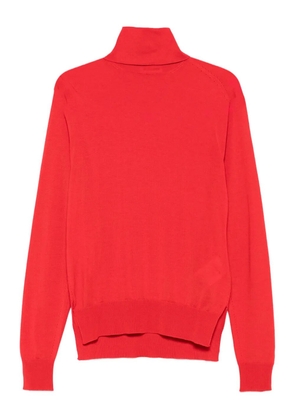 Jil Sander turtleneck knitted sweater - Red